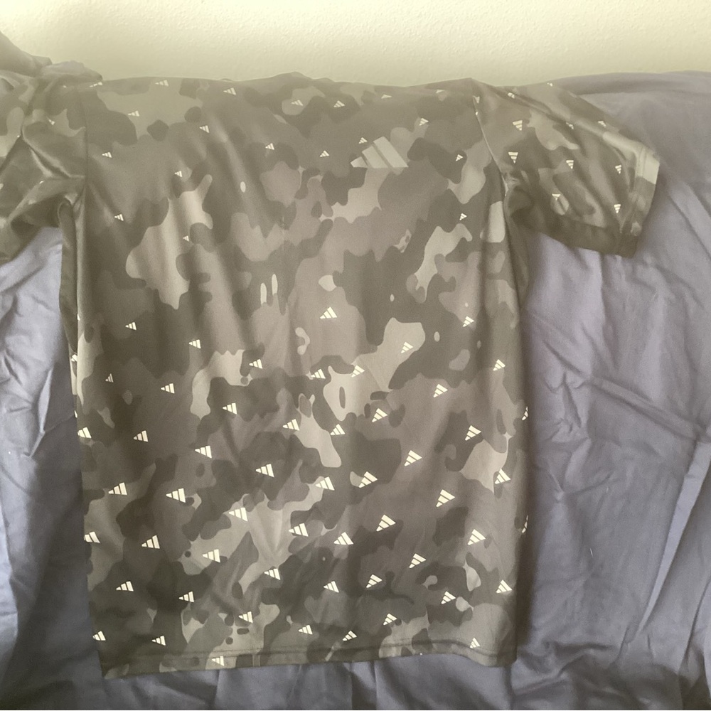 Adidas Gray Camouflage Tee